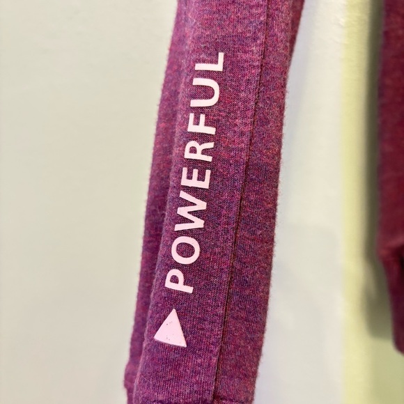 Athleta Girl Plum Thumb Hole Pocket Hoodie Sweater Size XL​ - Picture 5 of 9